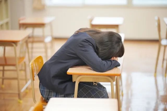 学校生活に疲れたときはどんなとき？